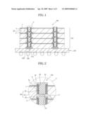 STACKED SEMICONDUCTOR PACKAGE AND METHOD FOR MANUFACTURING THE SAME diagram and image