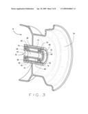 Molded Wheel with Integral Hub diagram and image