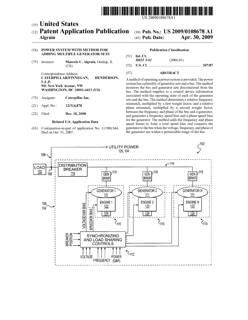 Power system with method for adding multiple generator sets - diagram, schematic, and image 01