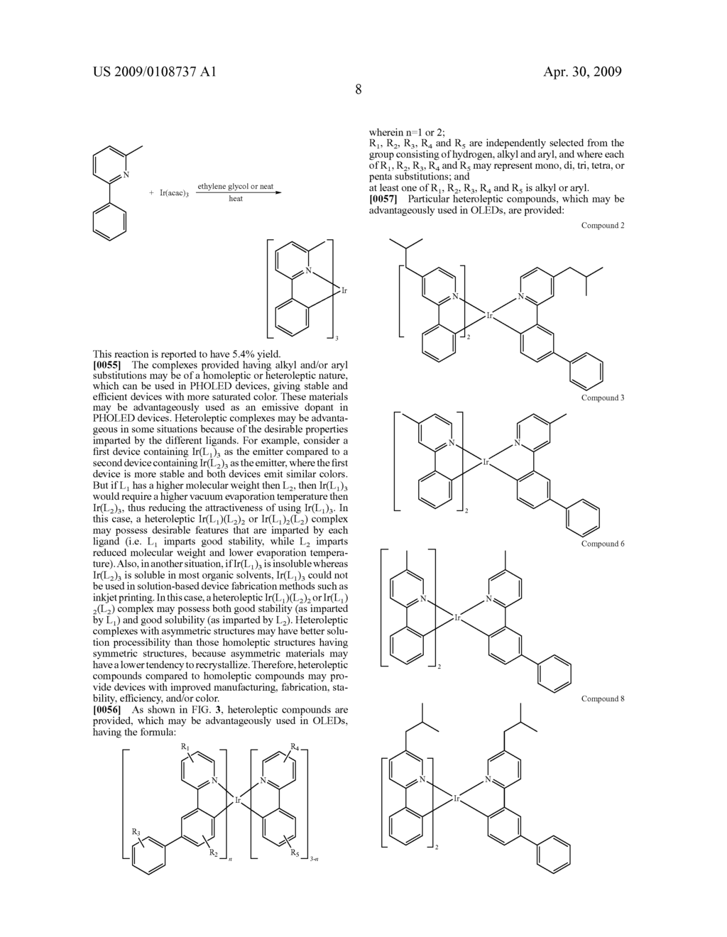 LIGHT-EMITTING ORGANOMETALLIC COMPLEXES - diagram, schematic, and image 13