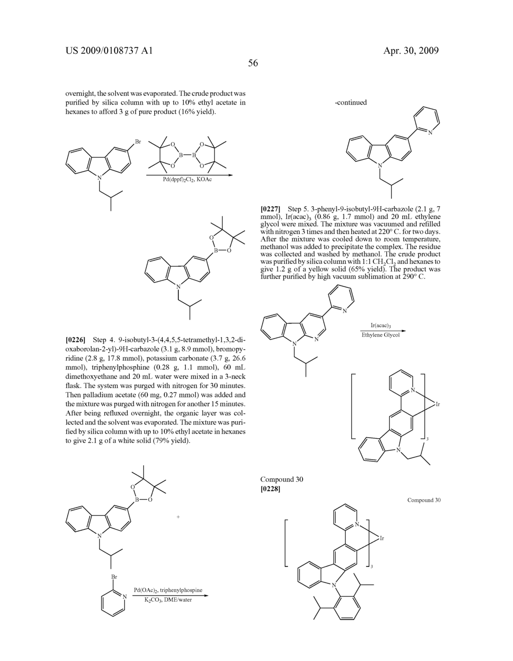 LIGHT-EMITTING ORGANOMETALLIC COMPLEXES - diagram, schematic, and image 61