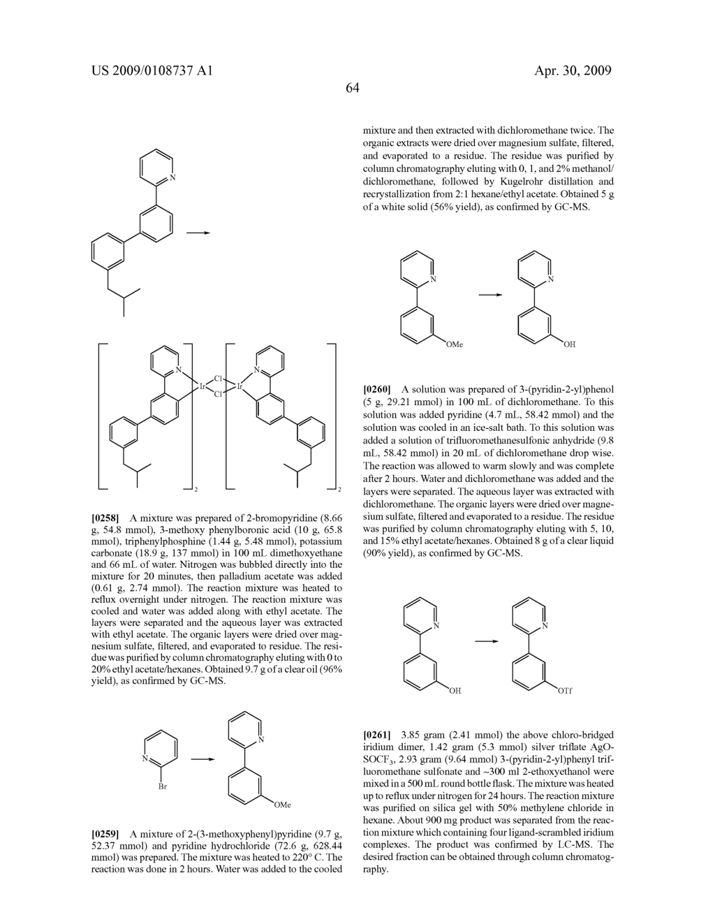 LIGHT-EMITTING ORGANOMETALLIC COMPLEXES - diagram, schematic, and image 69