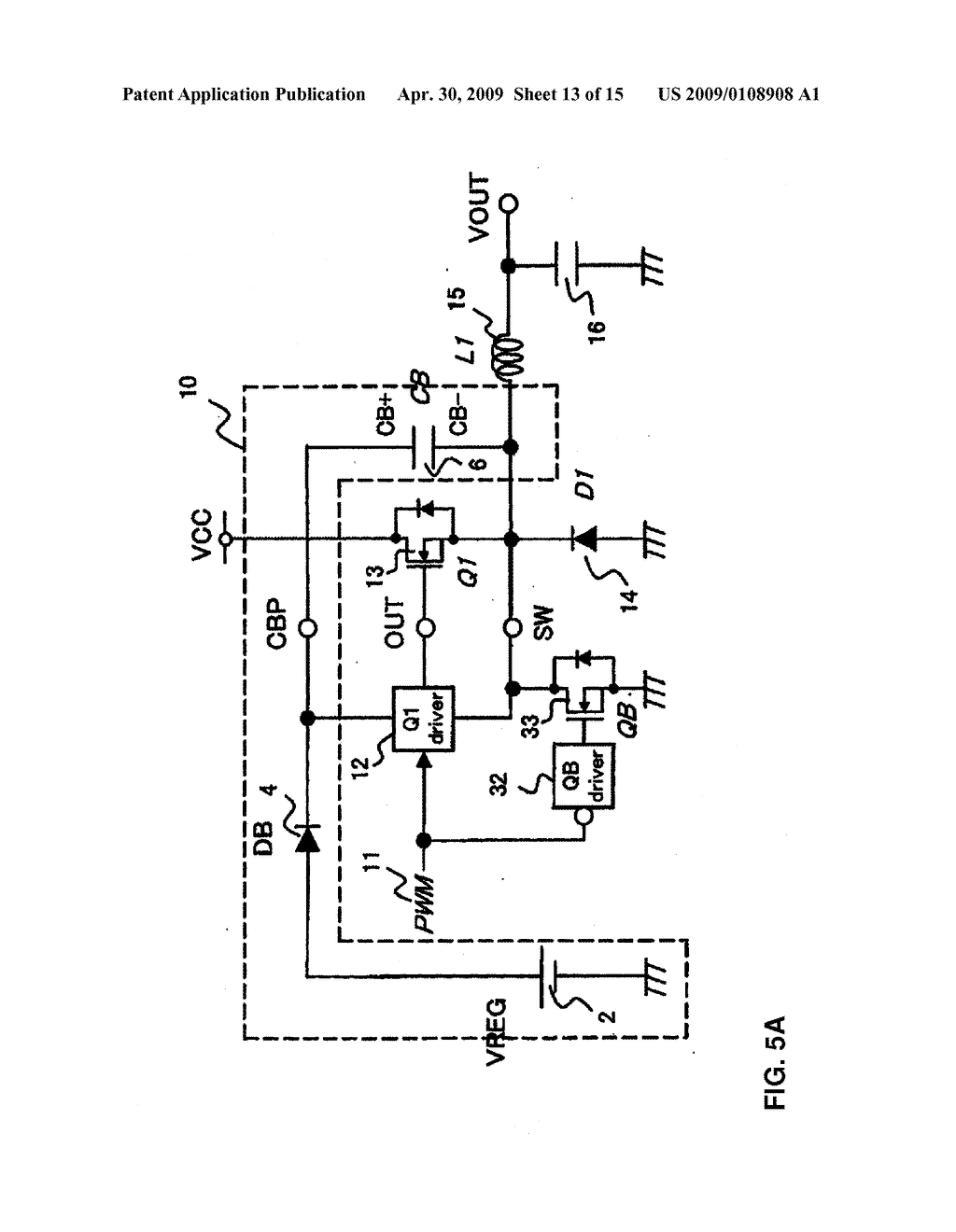 BOOTSTRAP CIRCUIT AND STEP-DOWN CONVERTER USING SAME - diagram, schematic, and image 14