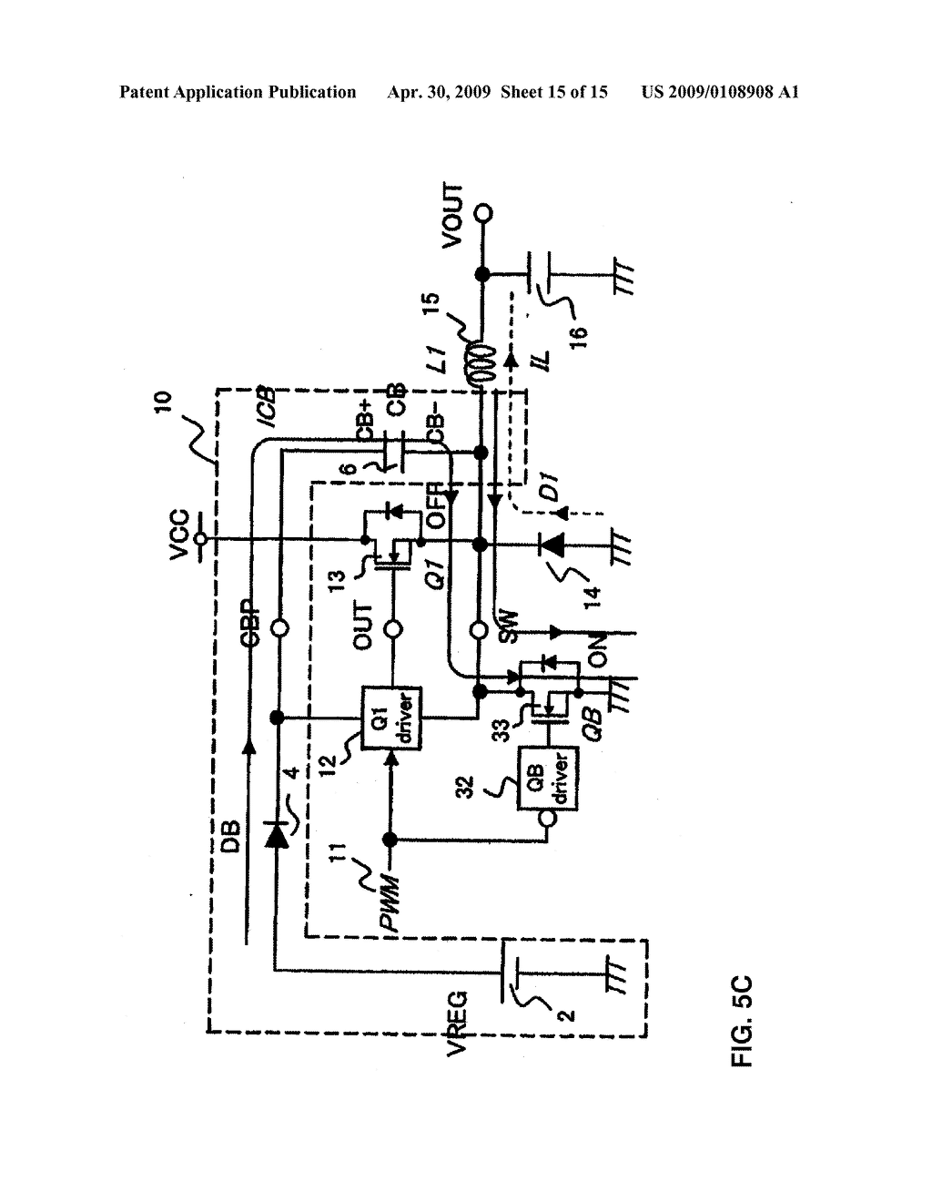 BOOTSTRAP CIRCUIT AND STEP-DOWN CONVERTER USING SAME - diagram, schematic, and image 16