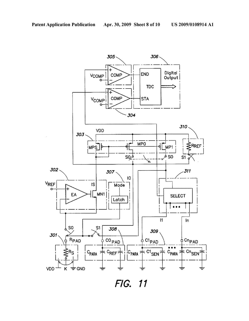 ADAPTIVE CAPACITIVE TOUCH SENSE CONTROL CIRCUIT - diagram, schematic, and image 09