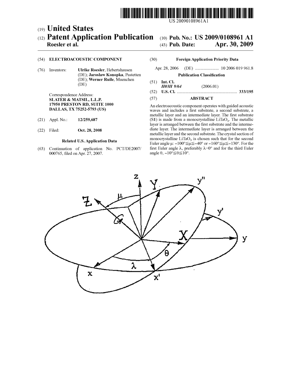 Electroacoustic Component - diagram, schematic, and image 01