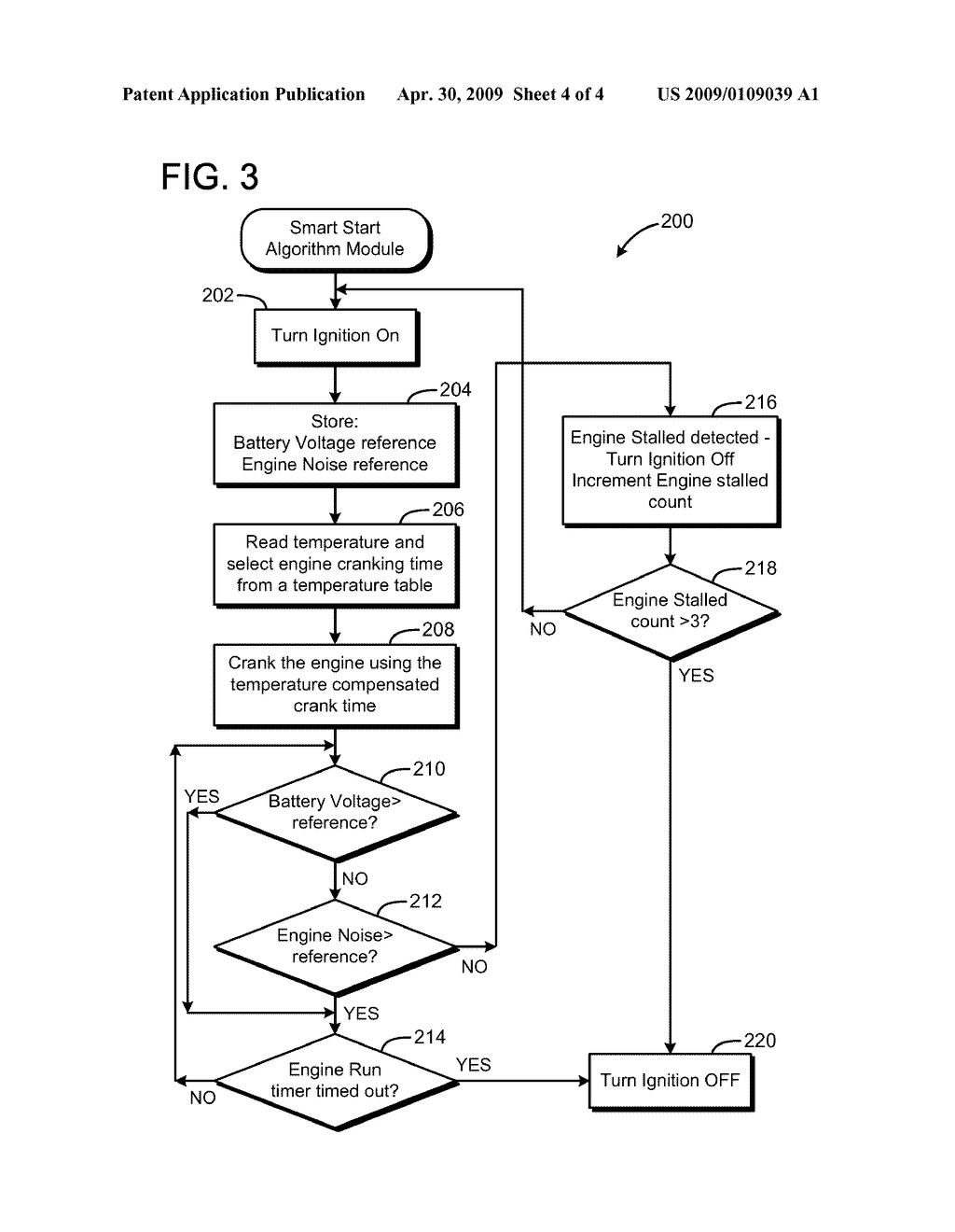 REMOTE STARTER SYSTEM WITH TEMPERATURE COMPENSATED CRANK TIME - diagram, schematic, and image 05