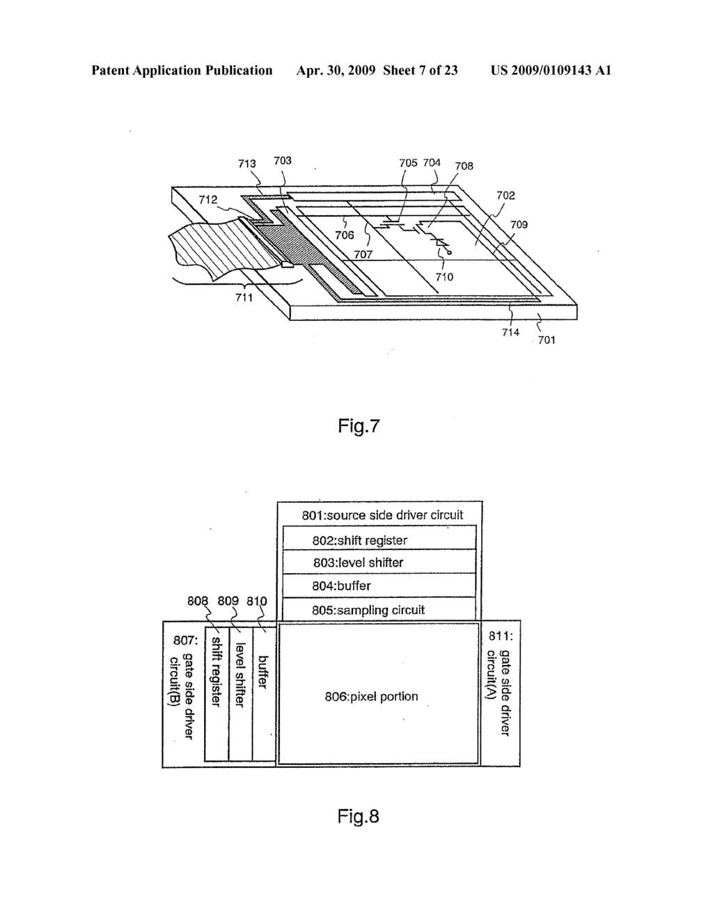 EL Display Device and A Method of Manufacturing the Same - diagram, schematic, and image 08