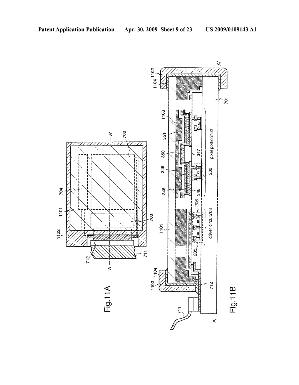 EL Display Device and A Method of Manufacturing the Same - diagram, schematic, and image 10