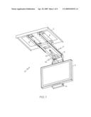 APPARATUS, SYSTEM AND METHOD FOR MOUNTING A DISPLAY SCREEN IN A VEHICULAR COMPARTMENT diagram and image