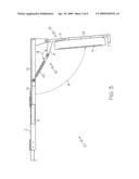 APPARATUS, SYSTEM AND METHOD FOR MOUNTING A DISPLAY SCREEN IN A VEHICULAR COMPARTMENT diagram and image