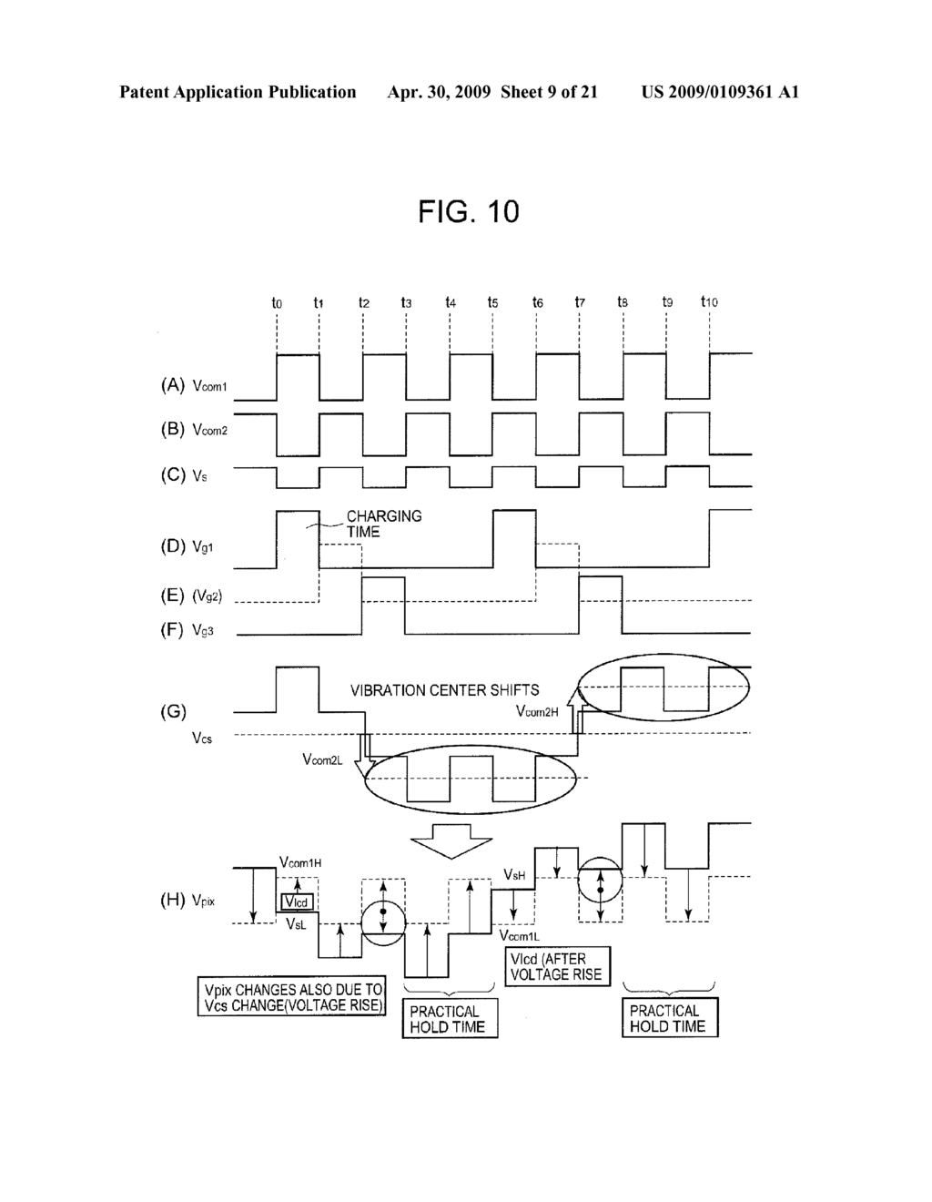 LIQUID CRYSTAL DISPLAY DEVICE AND ITS DRIVING METHOD - diagram, schematic, and image 10