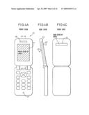 Liquid crystal display apparatus and portable phone incorporating the same diagram and image