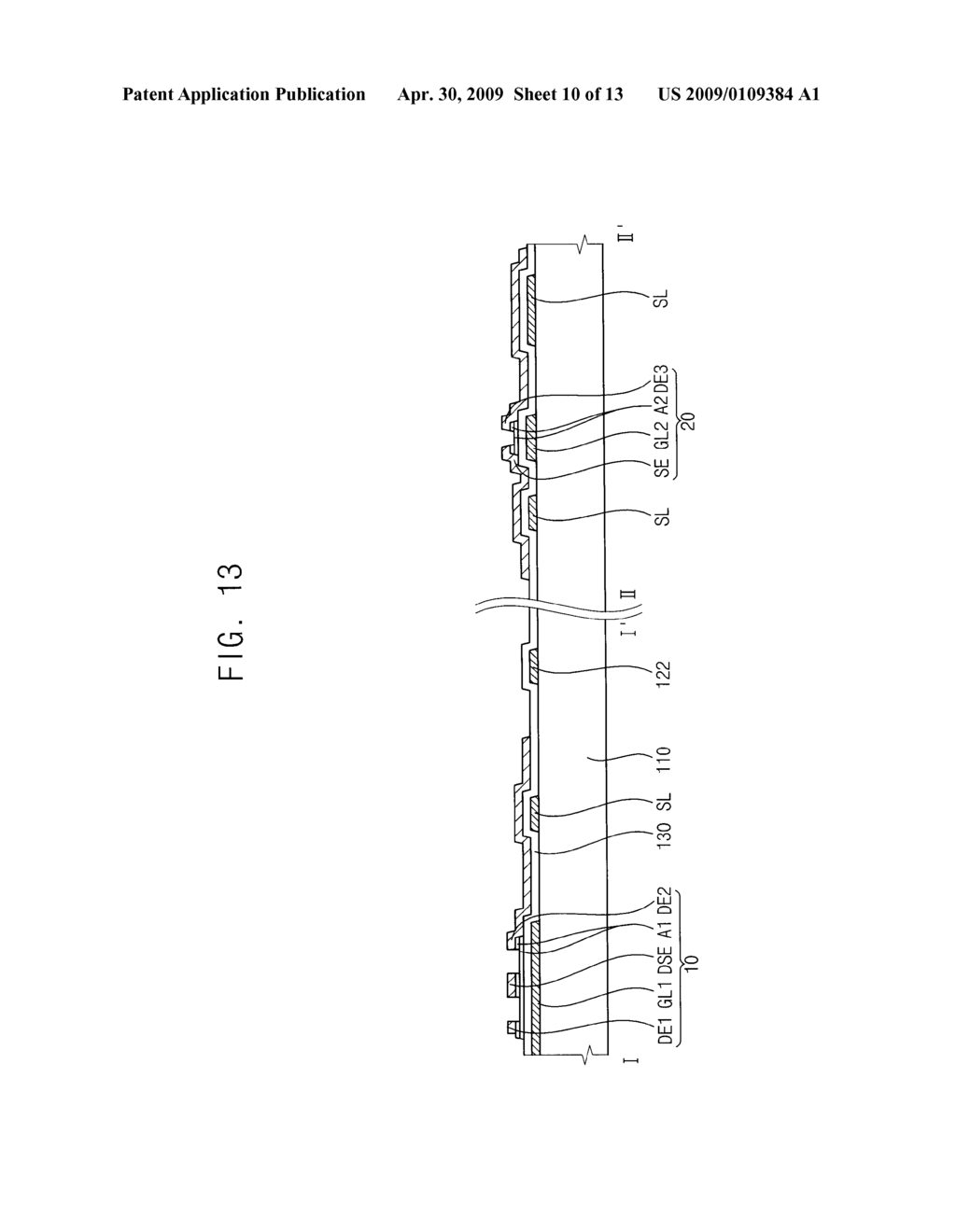 ARRAY SUBSTRATE AND DISPLAY PANEL HAVING THE SAME - diagram, schematic, and image 11