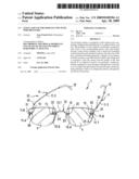 EYEGLASSES OF THE RIMLESS TYPE WITH WIRE BRANCHES diagram and image