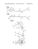 EYEGLASSES OF THE RIMLESS TYPE WITH WIRE BRANCHES diagram and image