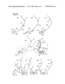 EYEGLASSES OF THE RIMLESS TYPE WITH WIRE BRANCHES diagram and image