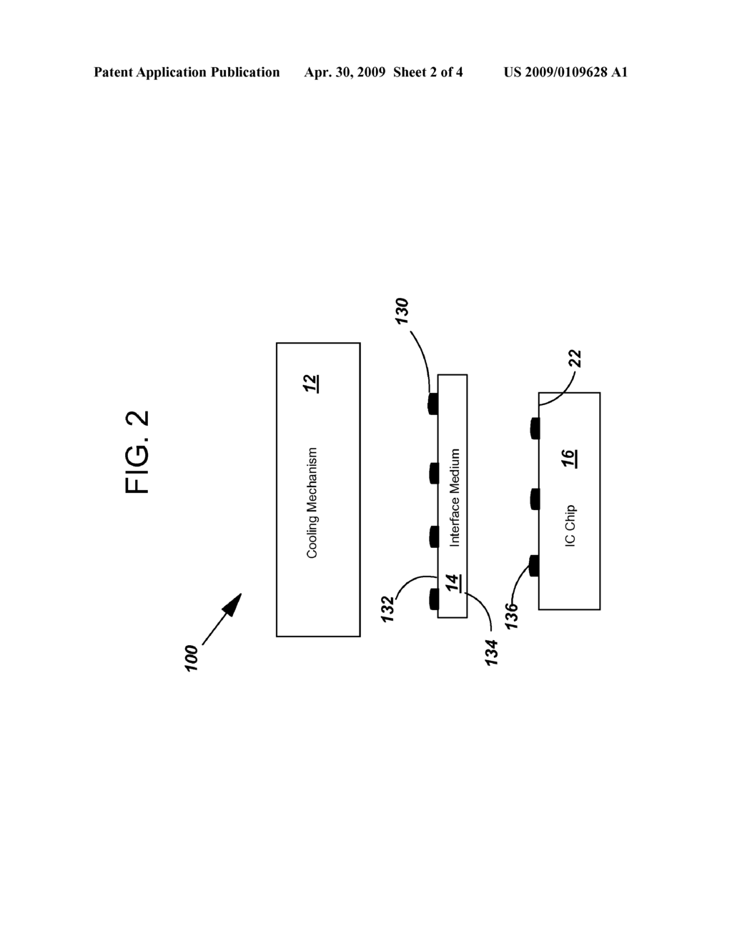 Chip Cooling System with Convex Portion - diagram, schematic, and image 03