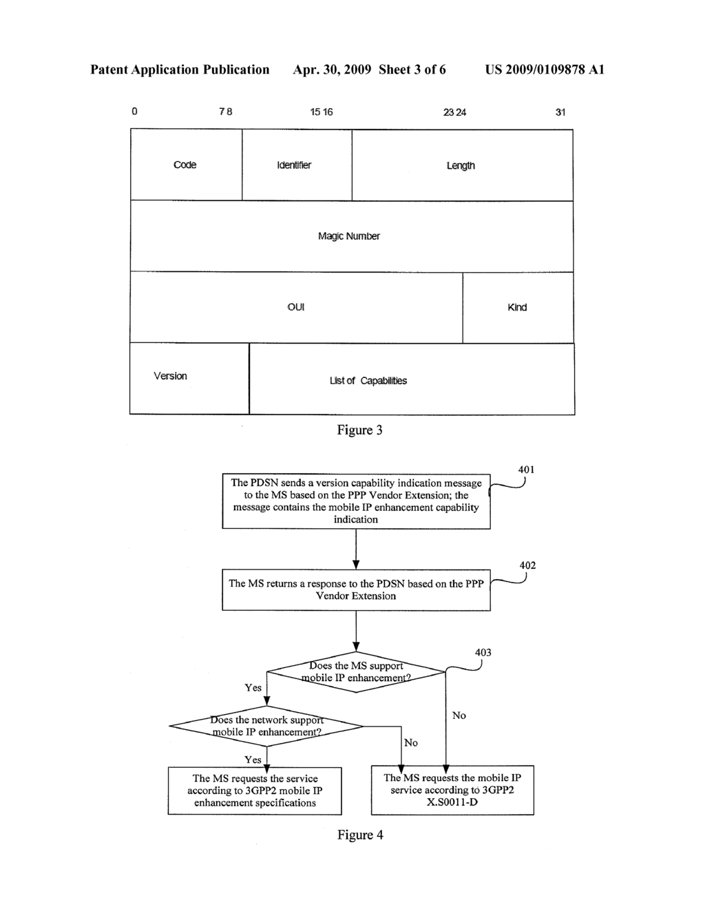 METHOD FOR INFORMING THAT THE NETWORK SUPPORTS THE MOBILE IP ENHANCEMENT CAPABILITY - diagram, schematic, and image 04