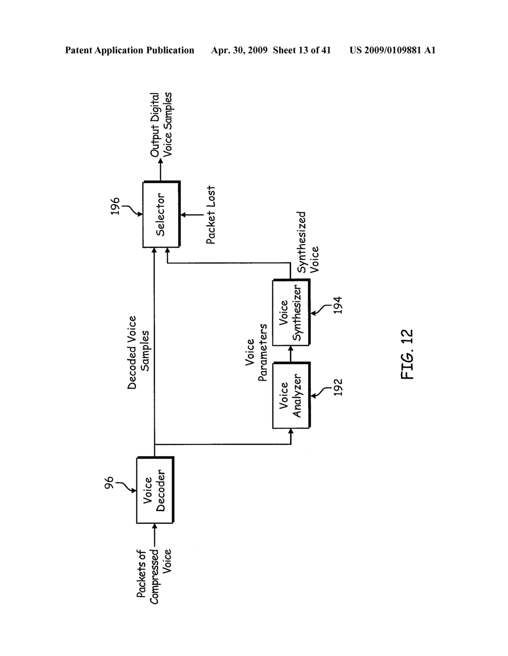 VOICE AND DATA EXCHANGE OVER A PACKET BASED NETWORK - diagram, schematic, and image 14