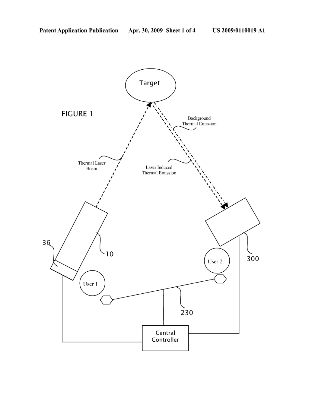 TARGET MARKING SYSTEM HAVING A GAS LASER ASSEMBLY AND A THERMAL IMAGER - diagram, schematic, and image 02