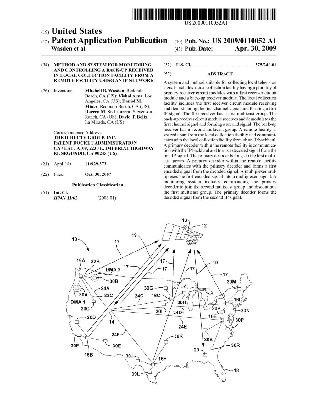 METHOD AND SYSTEM FOR MONITORING AND CONTROLLING A BACK-UP RECEIVER IN LOCAL COLLECTION FACILITY FROM A REMOTE FACILITY USING AN IP NETWORK - diagram, schematic, and image 01