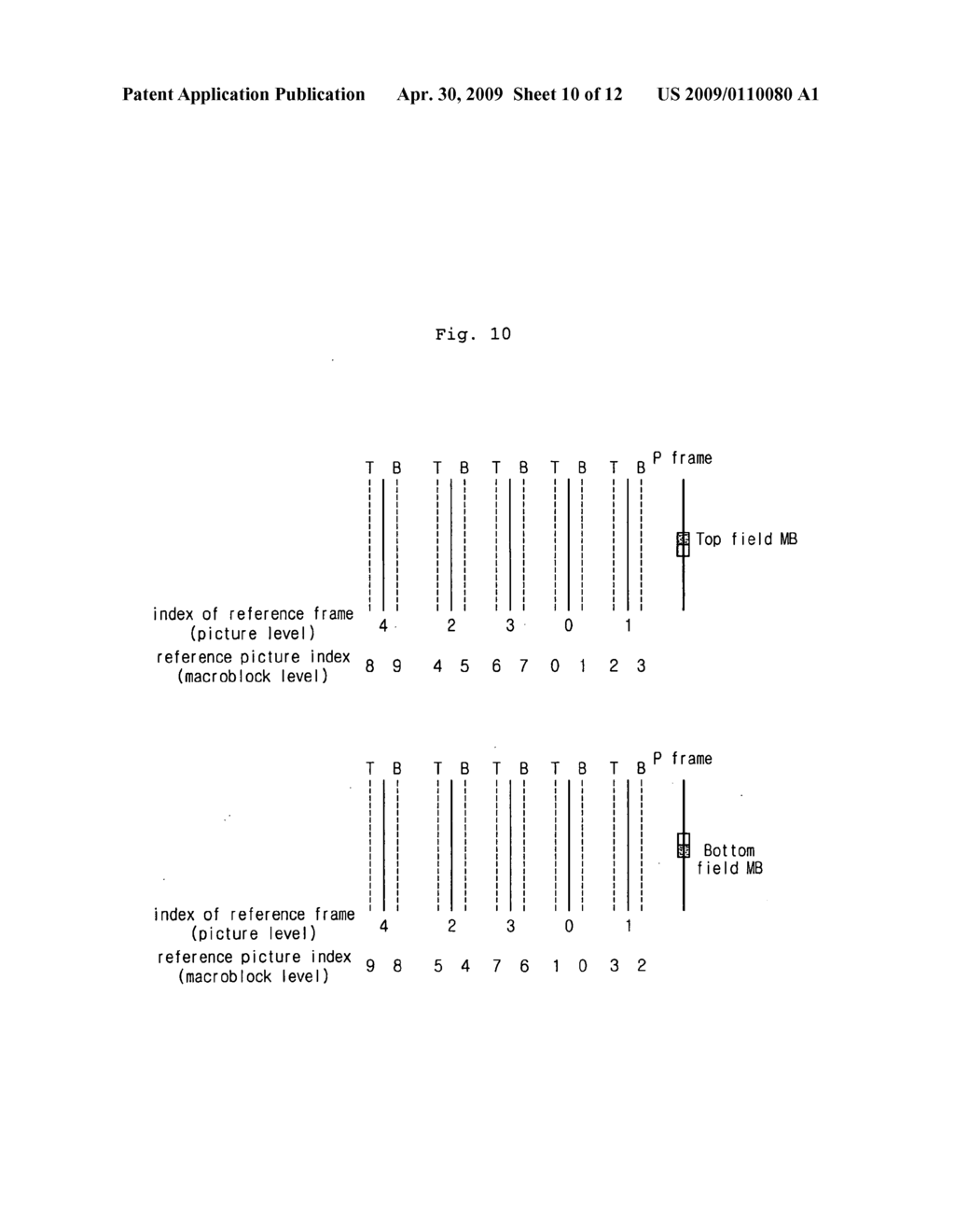 Method of processing a current field macroblock - diagram, schematic, and image 11