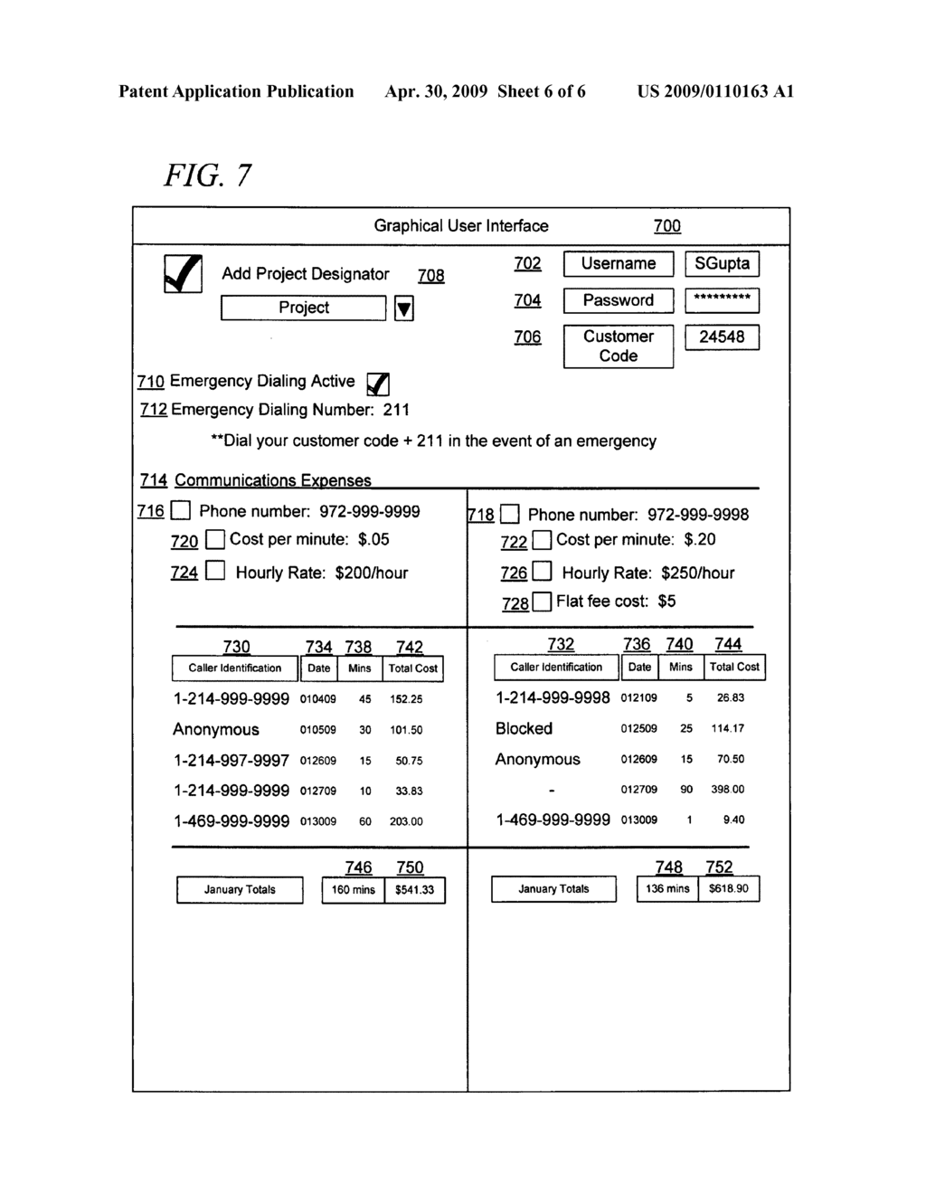 System and method for inbound call billing - diagram, schematic, and image 07