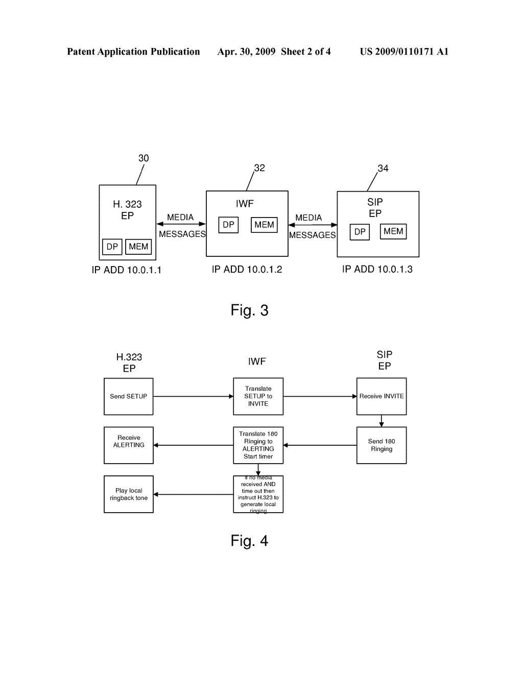 PROPERLY PLAYING IN-BAND TONES BEFORE CALL ESTABLISHMENT WHEN PERFORMING PROTOCOL INTERWORKING - diagram, schematic, and image 03