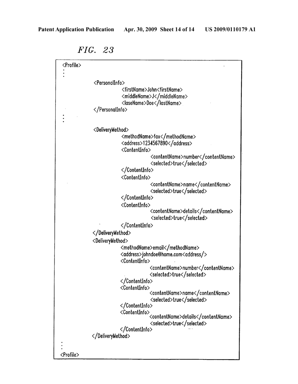 Technique for providing personalized information and communication services - diagram, schematic, and image 15