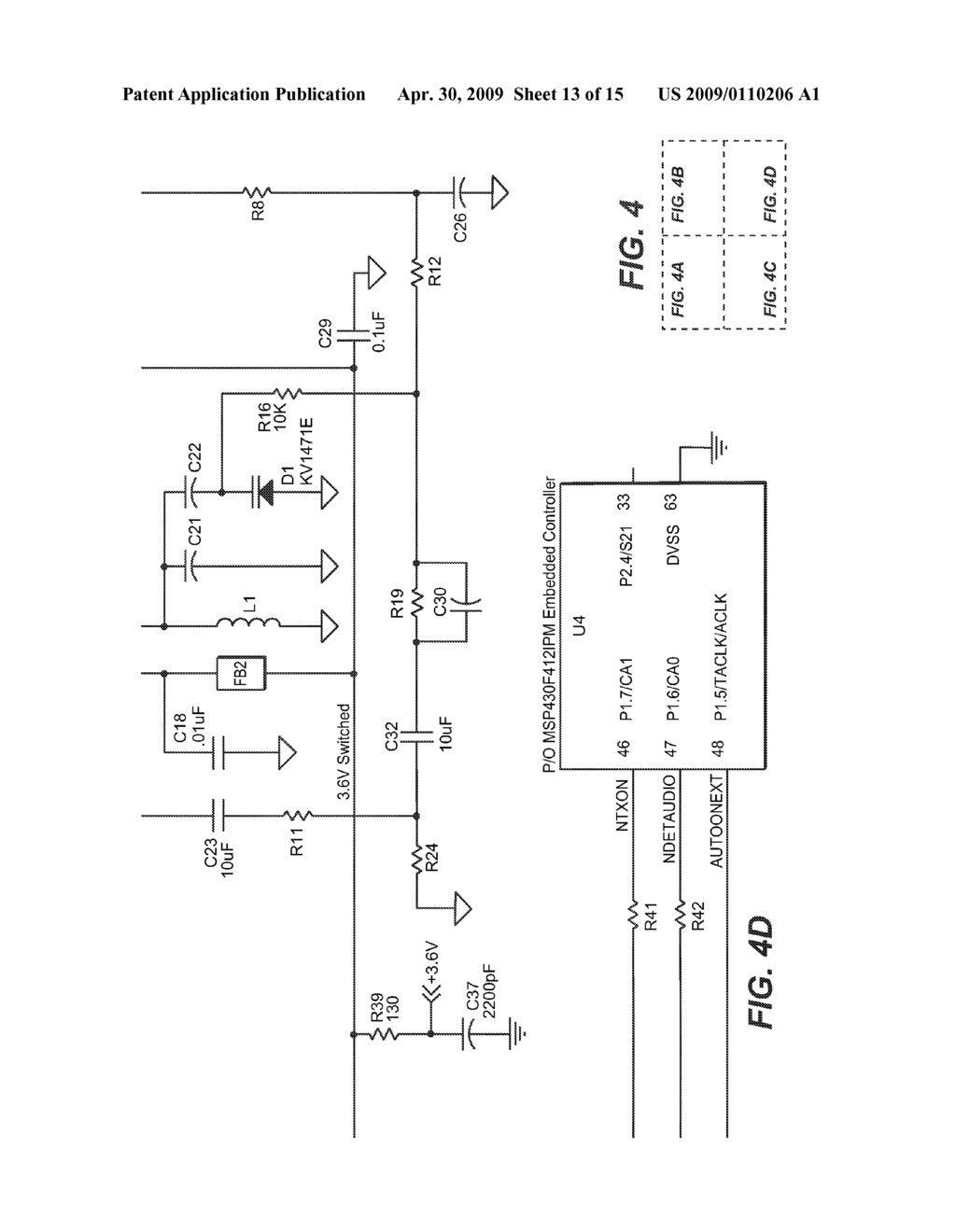 METHOD AND APPARATUS FOR SENSING A SIGNAL ABSENCE OF AUDIO AND AUTOMATICALLY ENTERING LOW POWER MODE - diagram, schematic, and image 14