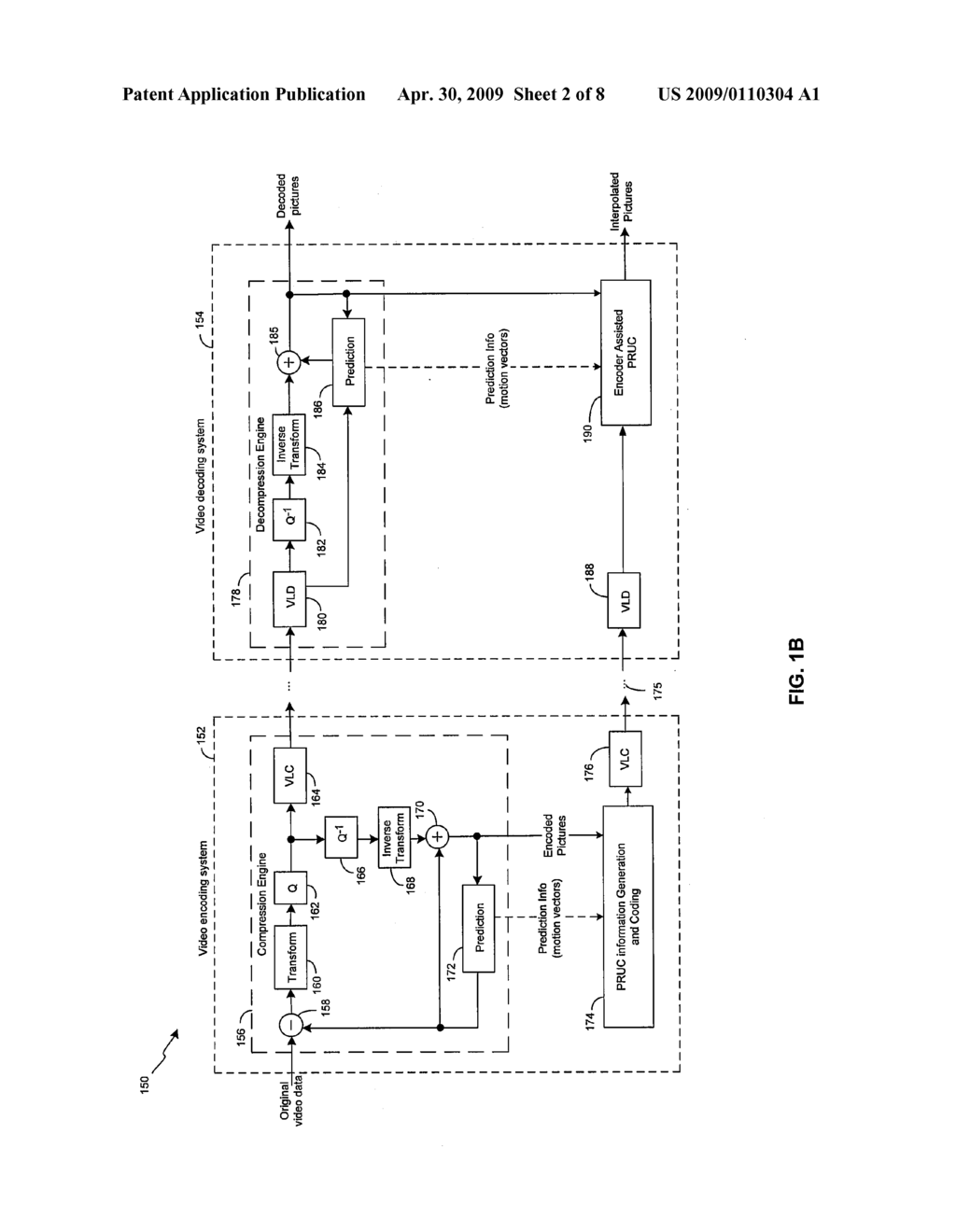 Method and System for Video Compression with Integrated Picture Rate Up-Conversion - diagram, schematic, and image 03