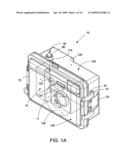 Underwater adaptive camera housing diagram and image