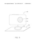 CAMERA INTEGRATED WITH DEFORMABLE SUPPORTING STRUCTURE diagram and image