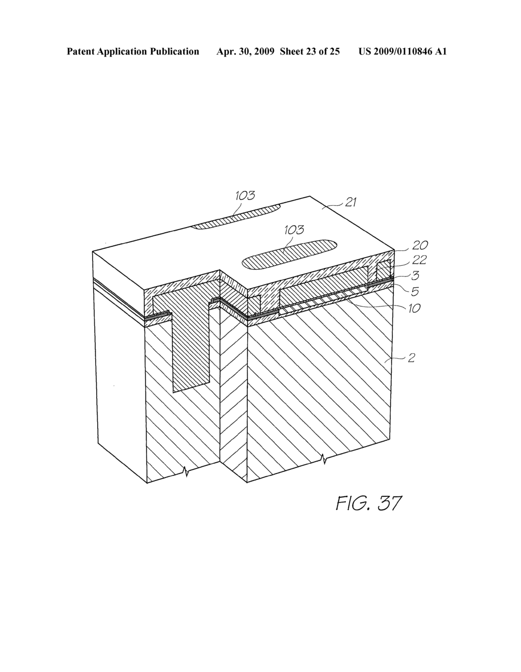 METHOD OF FABRICATING INKJET PRINTHEAD HAVING PLANAR NOZZLE PLATE - diagram, schematic, and image 24