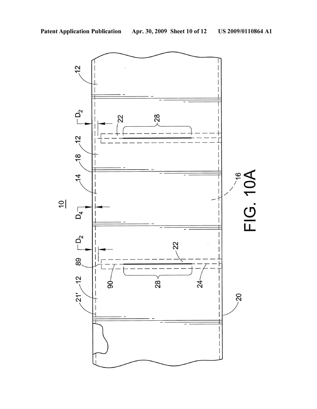 WEB AND METHOD FOR MAKING FLUID FILLED UNITS - diagram, schematic, and image 11