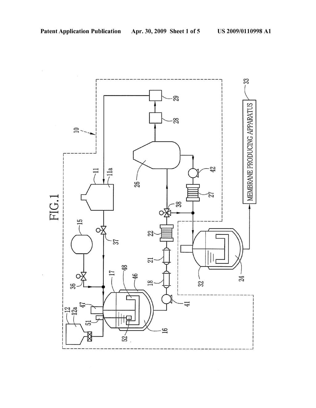 SOLID ELECTROLYTE MEMBRANE, METHOD AND APPARATUS FOR PRODUCING THE SAME, MEMBRANE ELECTRODE ASSEMBLY AND FUEL CELL - diagram, schematic, and image 02