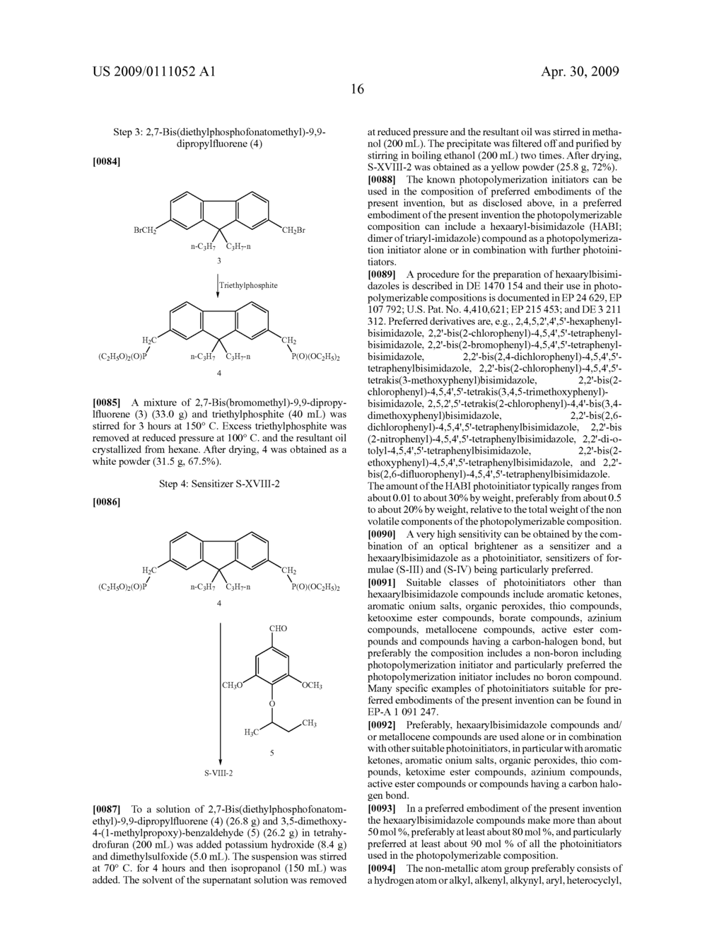 PHOTOPOLYMERIZABLE COMPOSITION - diagram, schematic, and image 17