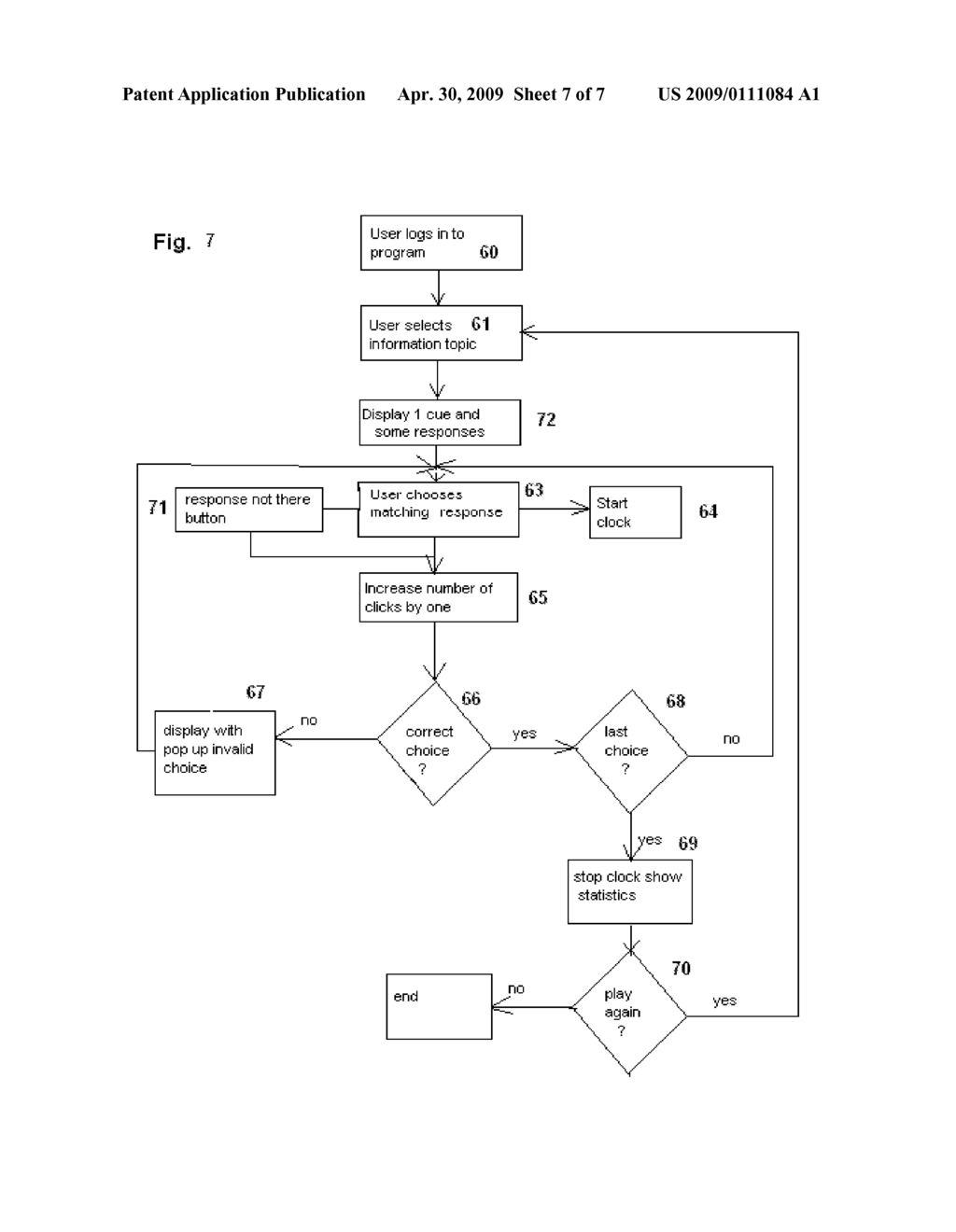 Method of sequencing multiple simulated flashcards for effective learning - diagram, schematic, and image 08