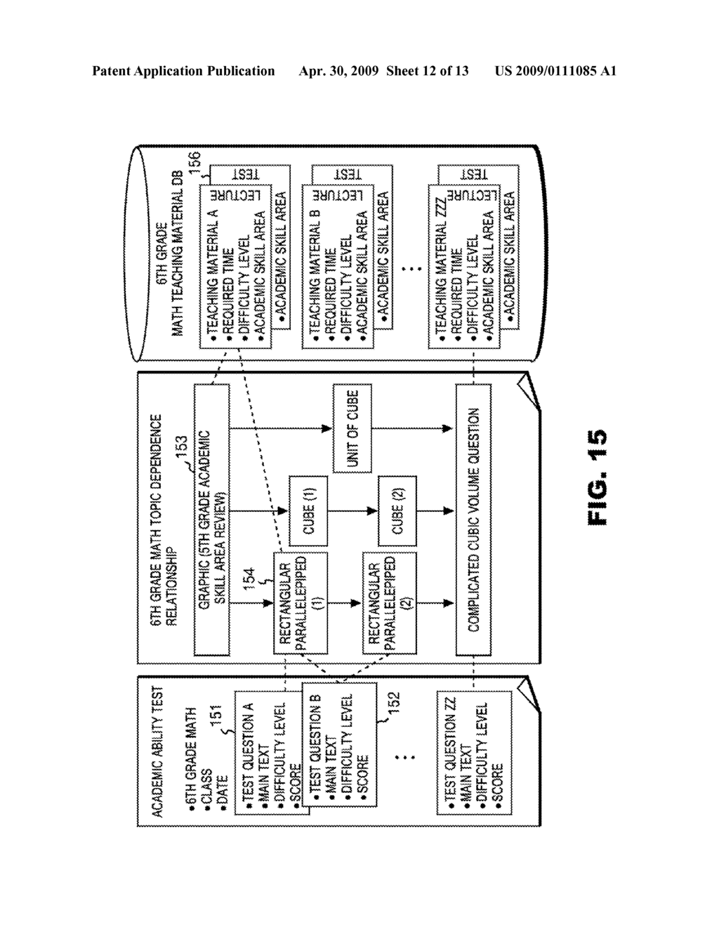 PERSONALIZED TEXTBOOK SUGGESTION BASED ON TEST SCORES AND LINK STRUCTURES OF COVERED TOPICS - diagram, schematic, and image 13