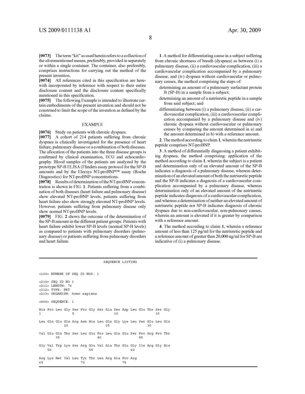 Means and methods for the differentiation of cardiac and pulmonary causes of shortness of breath - diagram, schematic, and image 11