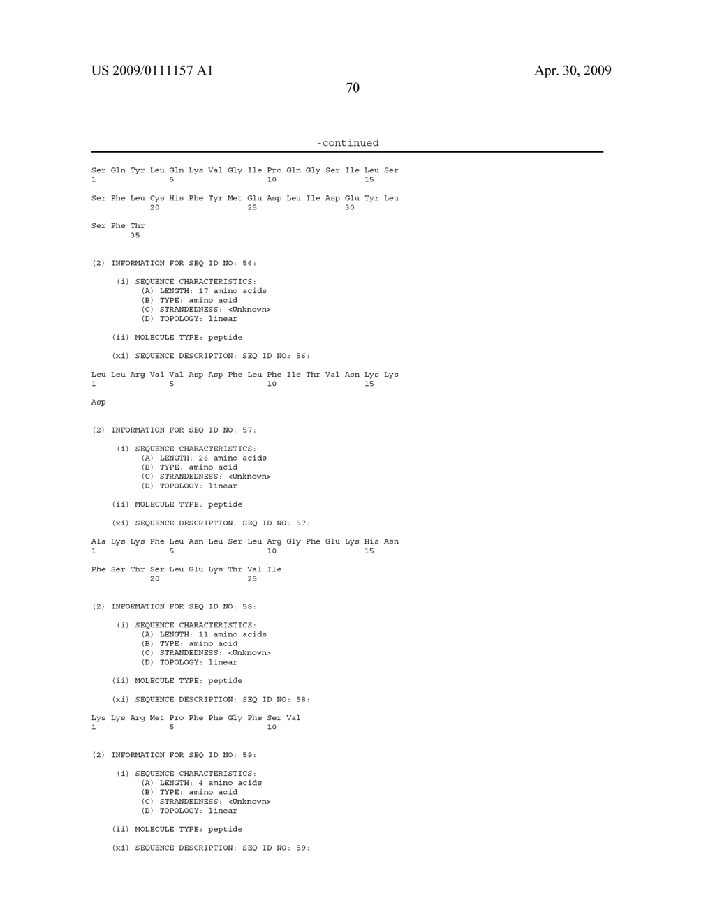 Protein and peptide fragments from mouse telomerase reverse transcriptase - diagram, schematic, and image 87