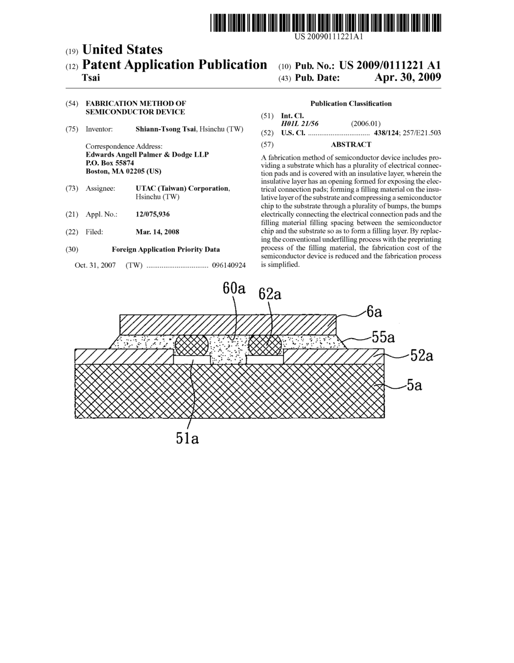 Fabrication method of semiconductor device - diagram, schematic, and image 01