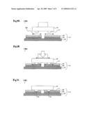 SEMICONDUCTOR CHIP MOUNTING METHOD, SEMICONDUCTOR MOUNTING WIRING BOARD PRODUCING METHOD AND SEMICONDUCTOR MOUNTING WIRING BOARD diagram and image