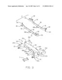 Latching device used for locking two daughter printed circuit boards in connector set diagram and image