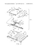 Electrical card connector having a holding device diagram and image