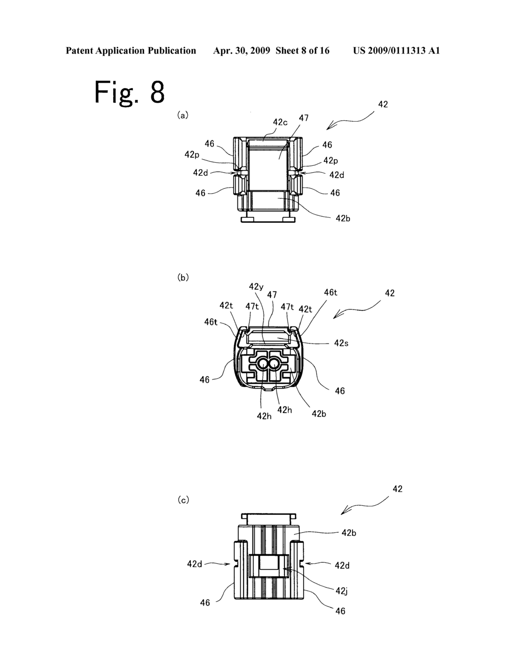 LATCH-MOUNTABLE CONNECTOR HOUSING, AND ELECTRIC CONNECTING DEVICE - diagram, schematic, and image 09