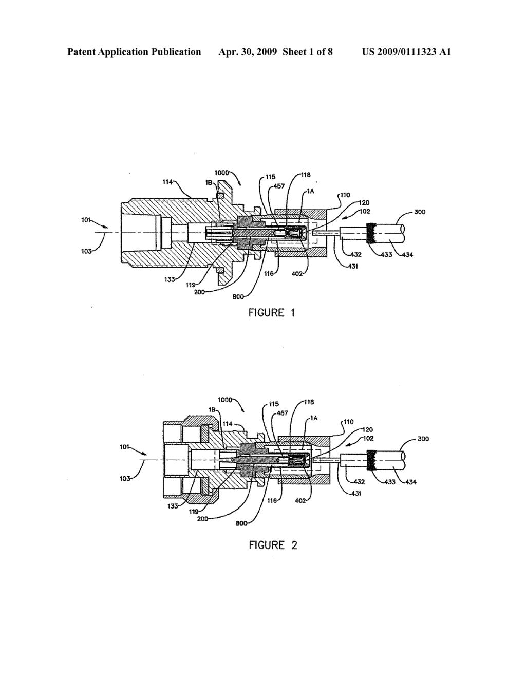 Coaxial Connector with Telescoping Center Conductor Mechanism - diagram, schematic, and image 02