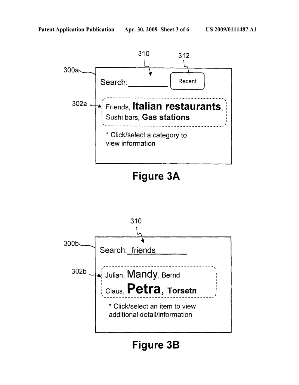 TEXT DISPLAY OF GEO-REFERENCED INFORMATION BASED ON RELATIVE DISTANCE TO A USER LOCATION - diagram, schematic, and image 04