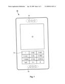 RETREIVING AND PRESENTING INFORMATION IN A PORTABLE DEVICE diagram and image